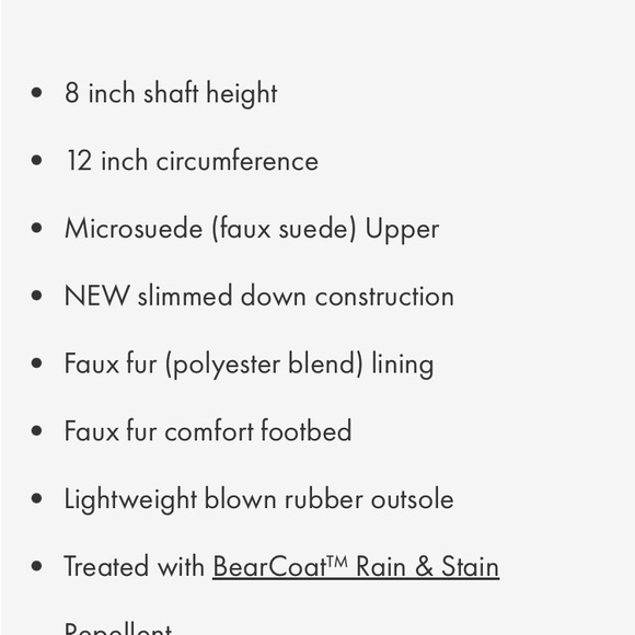 EUC. BEAR PAW “Elle” Short Microsuede Vegan Winter Boots in Black - Picture 16 of 16